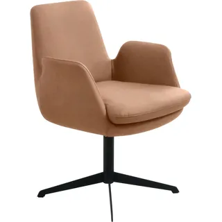 K+W Komfort & Wohnen Drehstuhl Cube braun