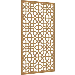 vidaXL Garten-Wanddeko 105x55 cm Cortenstahl Maurisches Design,