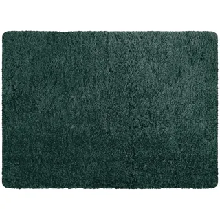 MSV Teppich aus Mikrofaser, 40 x 60 cm, dunkelgrün