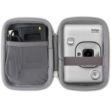 co2CREA Hart Reise Schutz Hülle Etui Tasche für Fujifilm Instax Mini LiPlay Sofortbildkamera,Nur Tasche