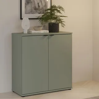 Forte Kommode 80, x 82 cm - grün - BHT 80x82x34 cm hoch x 34,1 cm tief