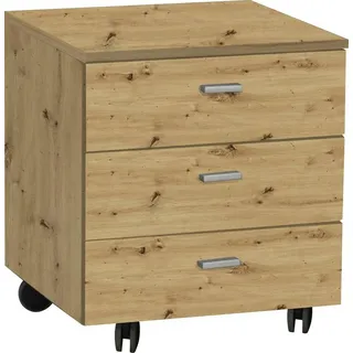 Mäusbacher Big System Office Rollcontainer 45 x 45 x 51 cm braun