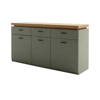 MCA Furniture MONIZ Sideboard 156 x 0 x 0 cm Eiche Salbeigrün