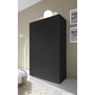 INOSIGN Highboard INOSIGN "Basic Höhe 162 cm, Breite 102 cm, Kommode 4 Türen, Hochkommode", schwarz (schwarz matt), B:102cm H:162cm T:43cm, Sideboards, Highboard, Metallgriff, moderne Rahmenoptik, viel Stauraum, Farbauswahl