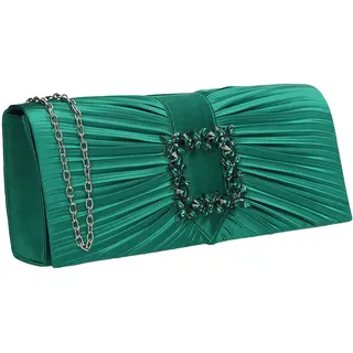 Swankyswans Chloe Clutch Bag Medium Green