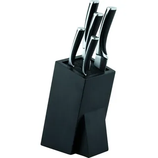 LYCHEN Messer-Set 6-tlg., Edelstahl rostfrei - Schwarz