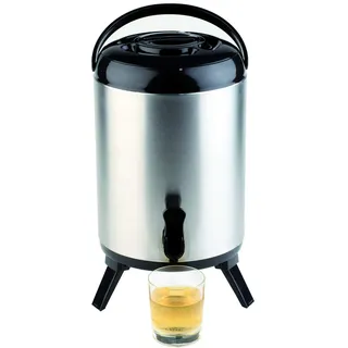 APS Isolier-Getränkespender schwarz, silber 9,5 l, 1 St.