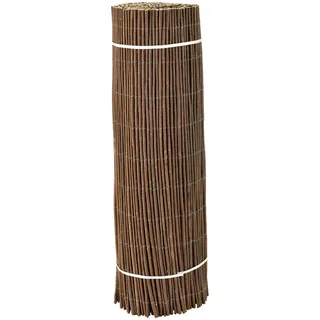 casa.pro Sichtschutzmatte 200 x 500 cm Braun Weide