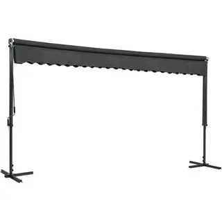 vidaXL Freistehende Markise 500x300 cm Anthrazit - Grau