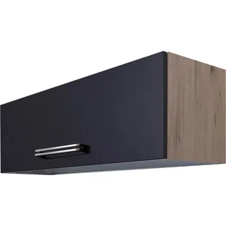 Flex-Well Exclusiv Küchen-Kurz-Hängeschrank Lara 100x32cm Anthra.-San Remo Eiche