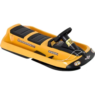 Hamax Schlitten - Sno Taxi, Lenkschlitten für Kinder, zwei Personen, schwarz/gelb - Gelb