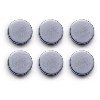 Zeller Magnet-Set 6-tlg., Edelstahl