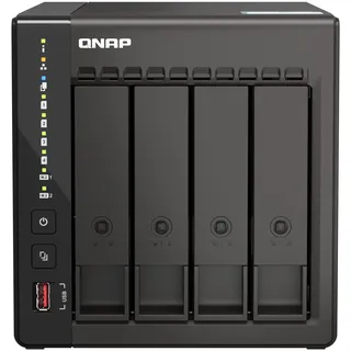 QNAP TS-453E Leergehäuse Schwarz