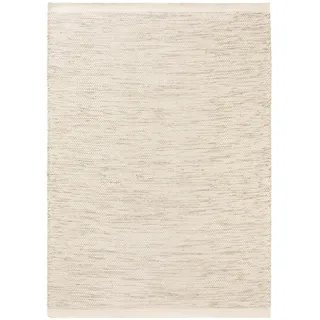 benuta Pure Wollteppich Rocco Cream 170x240 cm , Creme , Textil , Beton Optik , Rechteckig , 170x240 cm , Care & Fair, Handmade in India , pflegeleicht , Teppiche und Böden, Teppiche, Schafwollteppiche