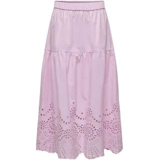 ONLY Damen Sommerrock Onlroxanne Alicia Ankel Skirt WVN, Pirouette, L