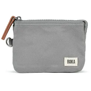 Roka London Carnaby Recycled Canvas Brieftasche - Stormy - S