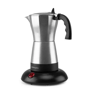 Orbegozo Kaffeekanne 300 ml 6 Tassen Schwarz/Silber