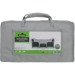 Dehner Abdeckung für Sitzgruppe, ca. 270 x 85 x 210 cm, Polyester, grau