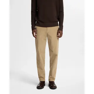 Cordhose SELECTED "SLH196-STRAIGHT MILES CORD PANT W NOOS", Herren, Gr. 29, Länge 32, grau (chinchilla), Web, Obermaterial: 98% Baumwolle, 2% Elasthan, unifarben, straight fit normal, Hosen Cordhose