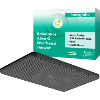 Hansgrohe Raindance Alive Q Kopfbrause 210/340 1-jet EcoSmart, 24531670 Duschkopf Schwarz