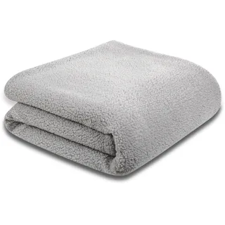 Biederlack Teddy Kuscheldecke 150 x 200 cm Blau