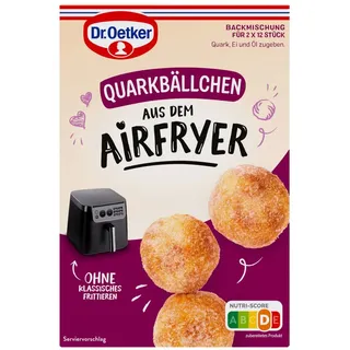 Dr. Oetker Quarkbällchen aus dem Airfryer Backmischung Packung 420g
