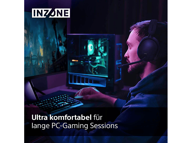 Bild von Inzone H5 (Kabellos), Gaming Headset Schwarz