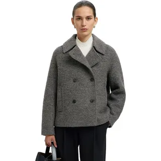 Selected Alma Boucle Jacke Grau 36 Frau Grau 36 - Grau