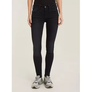 G-Star für Damen. D06746-B472-A799 Jeans Lynn Skinny schwarz (23/32), Lässig, Baumwolle, Denim