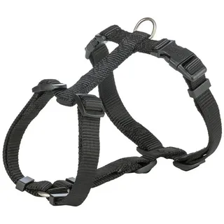 Trixie Premium H-Geschirr schwarz XXS 20-30 cm -