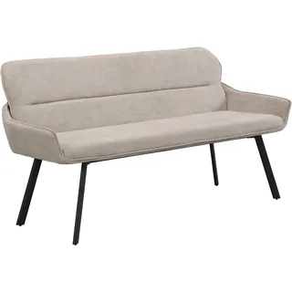 byLIVING »Rico« 1 Stk. tlg. gemütliche Esszimmerbank in 140 oder 160cm, hochwertiger Stoffbezug