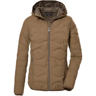 G.I.G.A. DX Damen Steppjacke mit Kapuze/Funktionsjacke ist wasserabweisend GW 21 WMN QLTD JCKT, camel, 40, 39845-000