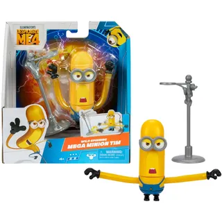 Giochi Preziosi Despicable ME – Minion Tim-Figur, Actionfigur, inklusive einzigartigem Minion-Zubehör, Größe 10 cm, Alter 3 Jahre, berühmt (MN403200)