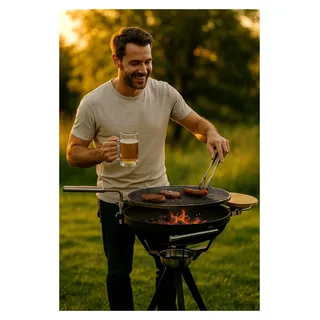Schwenkgrill mit 54 cm Durchmesser
