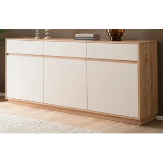 furn.design Sideboard 202 x 89 x 40 cm Beige