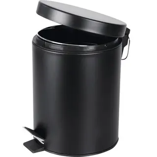 Treteimer Differnz mit Absenkautomatik Ø 20 cm matt schwarz 5 Liter