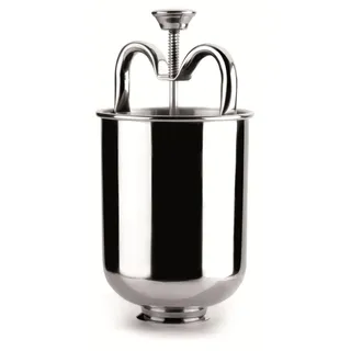 Ibili 734200 Gebäckpistole für Fettgebackenes, Edelstahl, 18 x 8.5 x 8.5 cm, Silber