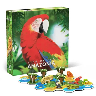 Life of The Amazonia I Dschungel Building Brettspiel I Puzzle & Strategie
