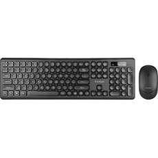MARVO Tastatur- und Maus-Set »Marvo Wireless/kabellose Tastatur und Maus«, schwarz