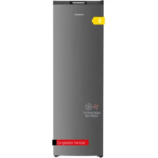 Corberó CCVH17023NFX Vertikaler Gefrierschrank, Kapazität 204 l, No Frost, Inox, Crisper, 39 dB, Energieeffizienz E