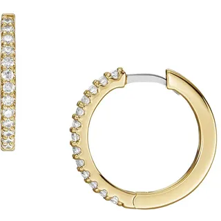 Fossil Creolen-Ohrringe All Stacked Up für Damen Glitz Metall