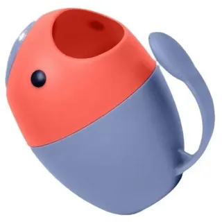 Damaiyyy Haarwaschbecher,Kinder Baby Shampoo Cup Spülbecher Wasserfall Bad Rinser Becher Bad Duschbecher Shampoo Rinser Krug Flusher Cup Schutz Augenspülbecher für Kinder und Ältere, Blue
