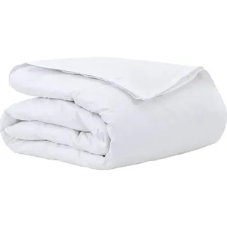 vidaXL 2-in-1 Bettdecke Weiß 155 x 220 cm Feder - Weiß
