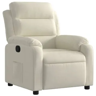 vidaXL Relaxsessel Creme Samt - Creme