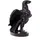 eascheer Adler-Statue 13 cm Gothic schwarzer Vogel Dekoration Adler Falke Statue Sammlerfigur