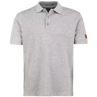 Forsberg Poloshirt mit Knopfleiste / hellgrau / S