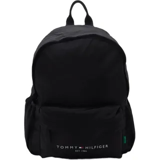 TOMMY HILFIGER SCHWARZER HERRENRUCKSACK : Farbe - Schwarz, Größe - UNI Größe: UNI Farbe: Schwarz - Schwarz