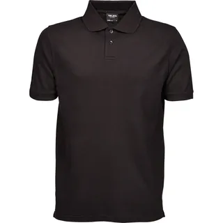 Tee Jays 1400 | Herren Heavy Poloshirt - bis 60 °C waschbar - Farbe: Black - Größe: 3XL - Schwarz