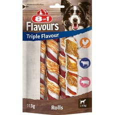 Bild Triple Flavour Rolls Kaustangen für Hunde - 113.0 g