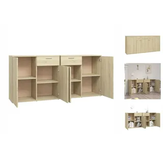 vidaXL Sideboard Sonoma-Eiche 160x36x75 cm Holzwerkstoff